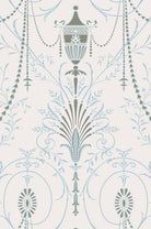 Little Greene's Marlborough Wallpaper in Crystal