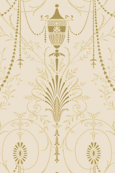 Little Greene's Marlborough Wallpaper in Jewel