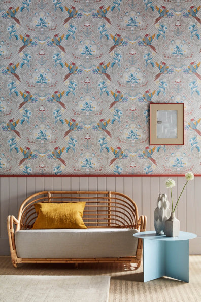 Little Greene's Brodsworth Wallpaper in Triumph