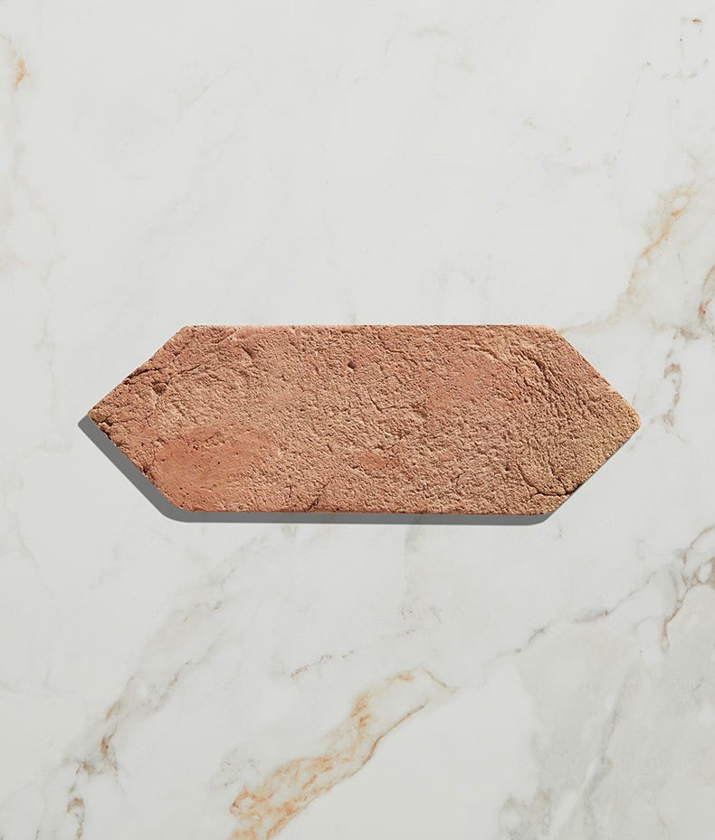 Ca'Pietra's Marlborough Terracotta Picket Tiles