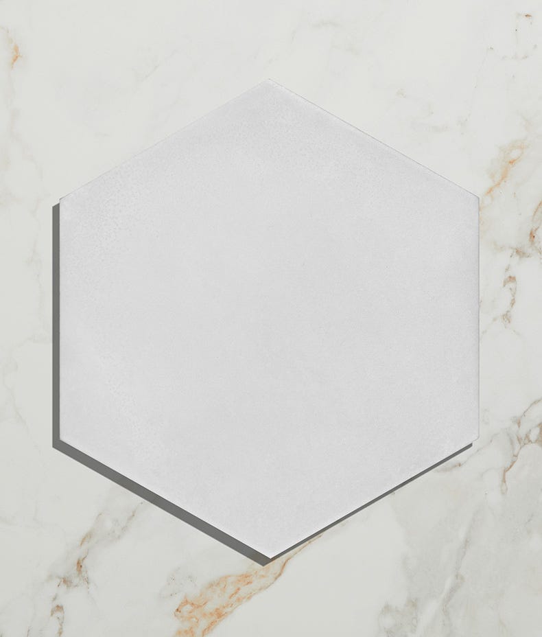 Ca'Pietra's Medina Hexagon Porcelain Tiles