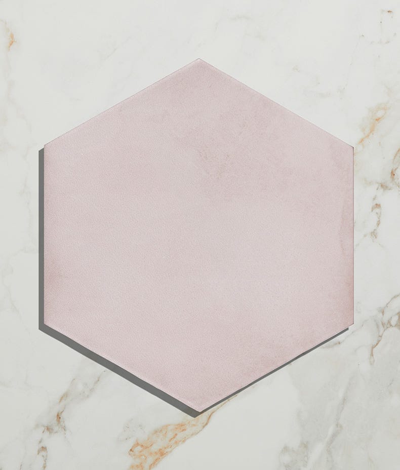 Ca'Pietra's Medina Hexagon Porcelain Tiles