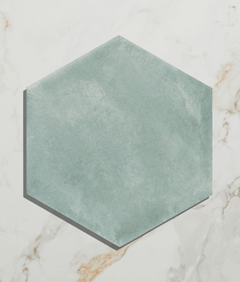Ca'Pietra's Medina Hexagon Porcelain Tiles