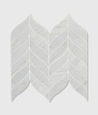 Ca'Pietra's Zen Marble Honed Leaf Mosaic Tiles