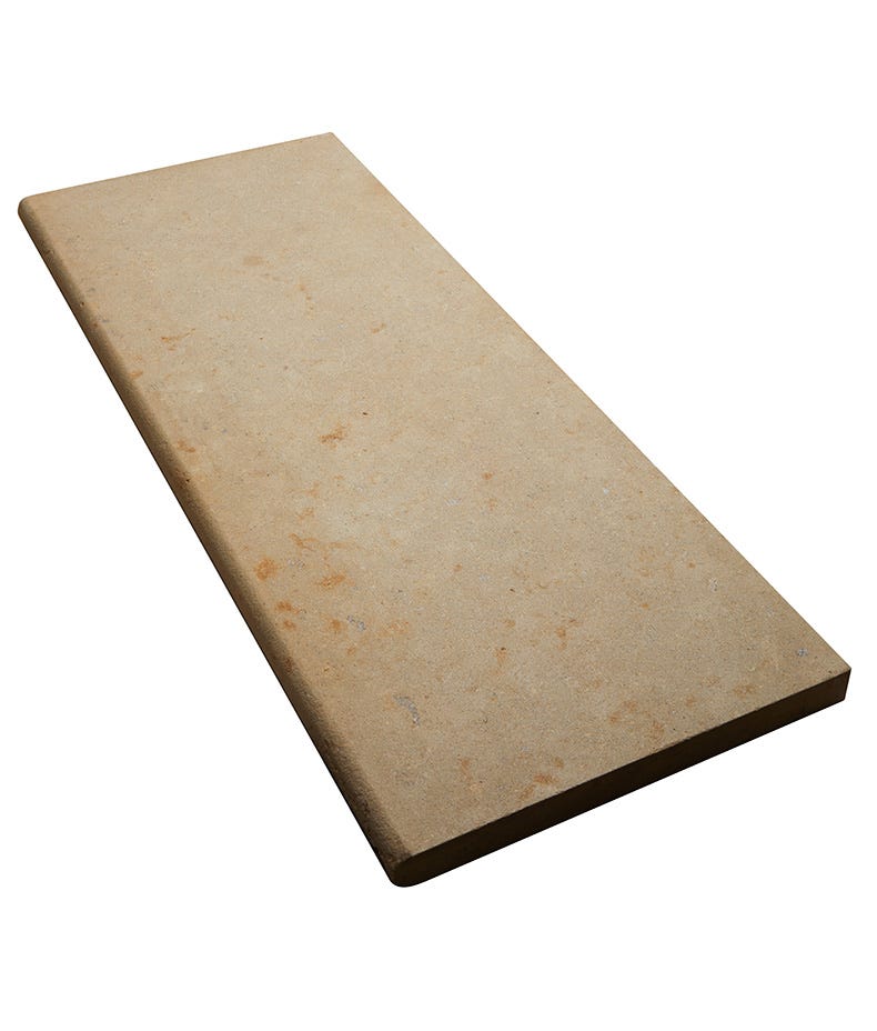 Ca'Pietra's Buscot Limestone Etched Bullnose Coping