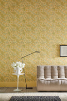 Little Greene's Pomegranate Wallpaper in Citron