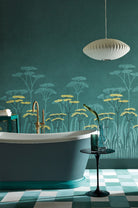 Little Greene's Achillea Wallpaper in Aurora