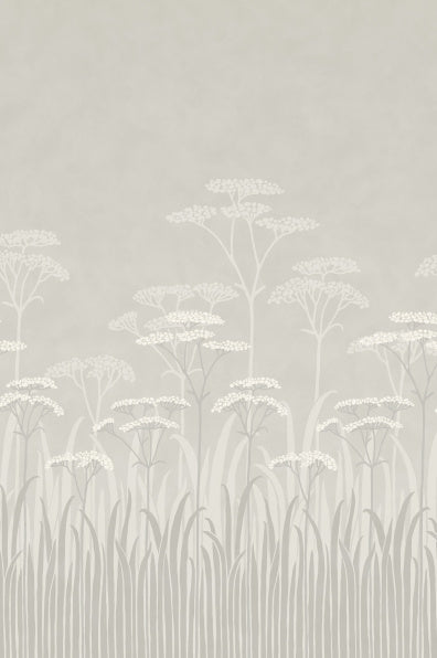 Little Greene's Achillea Wallpaper in Brume
