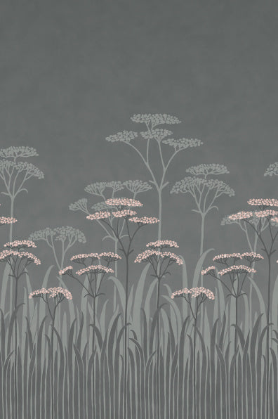 Little Greene's Achillea Wallpaper in Twilight