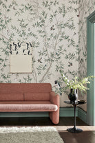 Little Greene's Belton Scenic Wallpaper in Oyster