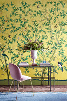 Little Greene's Belton Scenic Wallpaper in Sunbeam