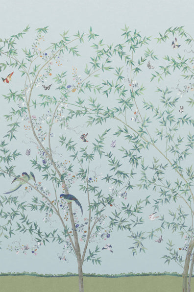 Little Greene's Belton Scenic Wallpaper in Pavilion