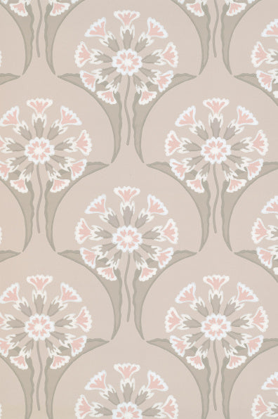 Little Greene's Hencroft Wallpaper in Lute