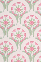 Little Greene's Hencroft Wallpaper in Pink Primula