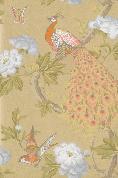 Little Greene's Pavona Wallpaper in Gina