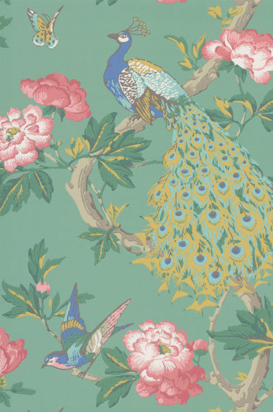 Little Greene's Pavona Wallpaper in Vivienne