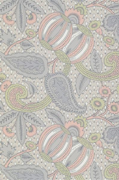 Little Greene's Pomegranate Wallpaper in Pastel