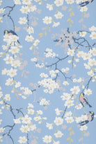 Little Greene's Massingberd Blossom Wallpaper in Pale Blue
