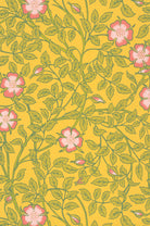 Little Greene's Briar Rose Wallpaper in Indian Yellow