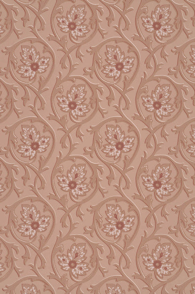 Little Greene's Hoja Wallpaper in Hellebore