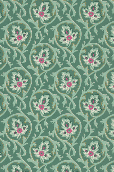 Little Greene's Hoja Wallpaper in Pleat