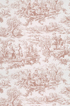 Little Greene's Lovers' Toile Wallpaper in Blush