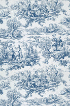 Little Greene's Lovers' Toile Wallpaper in Mazarine
