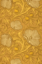 Little Greene's Poppy Trail Wallpaper in Yellow Pink
