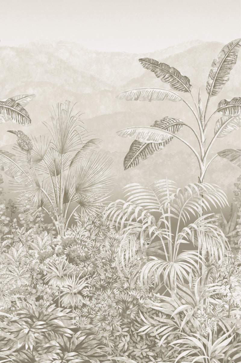Little Greene's Capricorn Wallpaper in Portland Stone