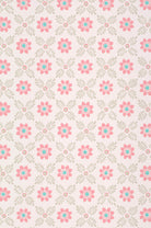 Little Greene's Ditsy Block Wallpaper in Carmine