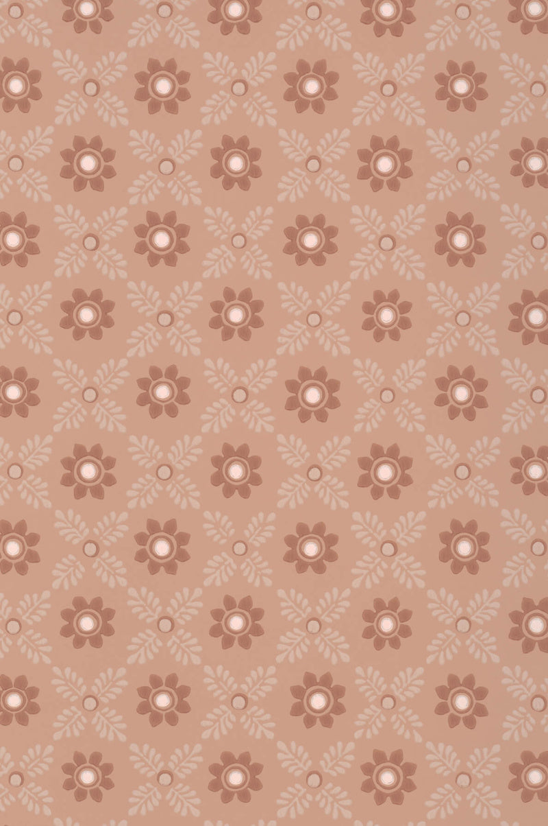 Little Greene's Ditsy Block Wallpaper in Masquerade