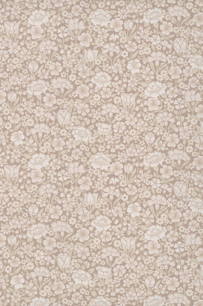 Little Greene's Spring Flowers Wallpaper in Portland Stone