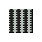 Victorian-inspired geometric tile pattern featuring alternating vertical bands of sage-green and black interlocking rectangular shapes in a traditional layout.   