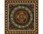 Set of 10 Orange and Green Tiles