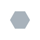 Equilateral Hexagon Tile in Pale Blue