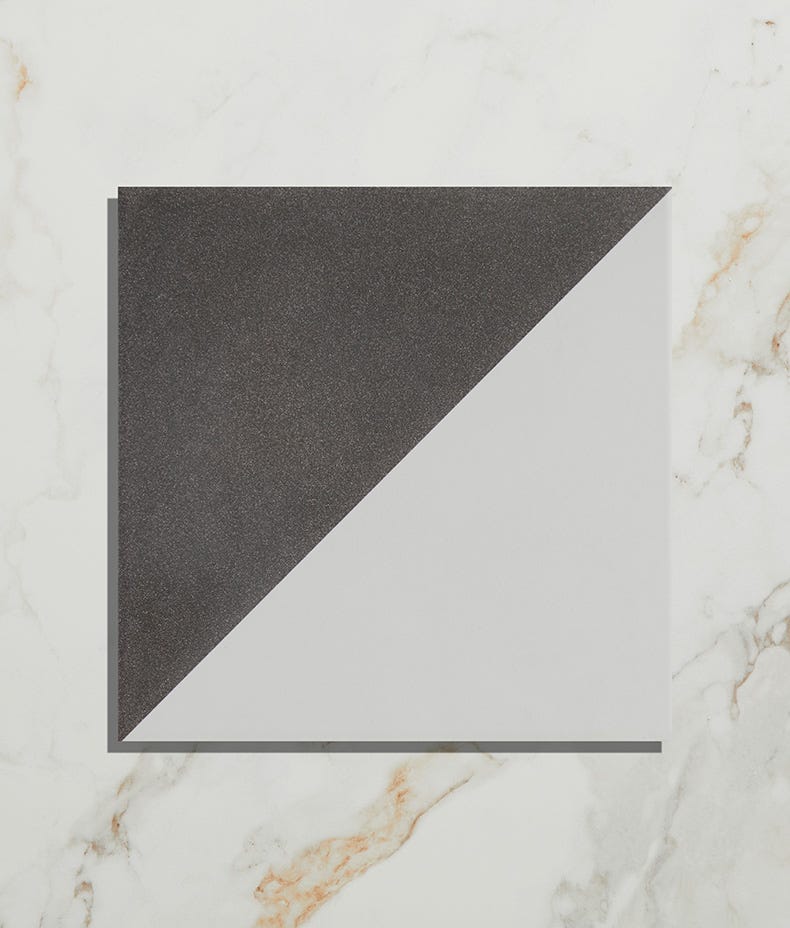 Ca'Pietra's Parisian Café Porcelain Tri Tiles