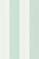 Little Greene's Broad Stripe Wallpaper in Menthe