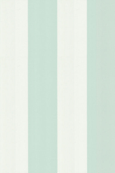 Little Greene's Broad Stripe Wallpaper in Menthe