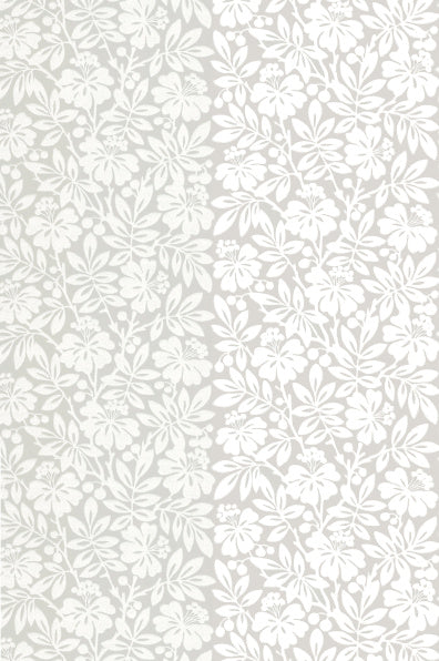 Little Greene's Carlisle Street Wallpaper in Gentle Grey