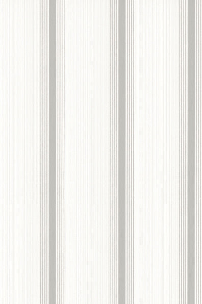 Little Greene's Cavendish Stripe Brush Wallpaper in Stone