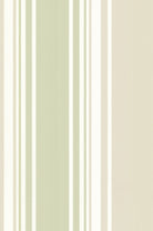 Little Greene's Tented Stripe Wallpaper in Eau De Nil