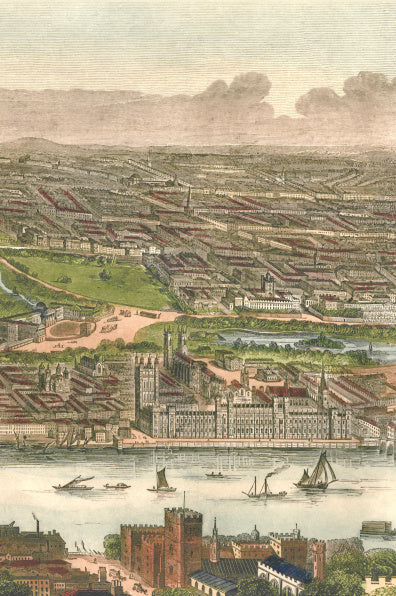 Little Greene's Thames Border Wallpaper in Original