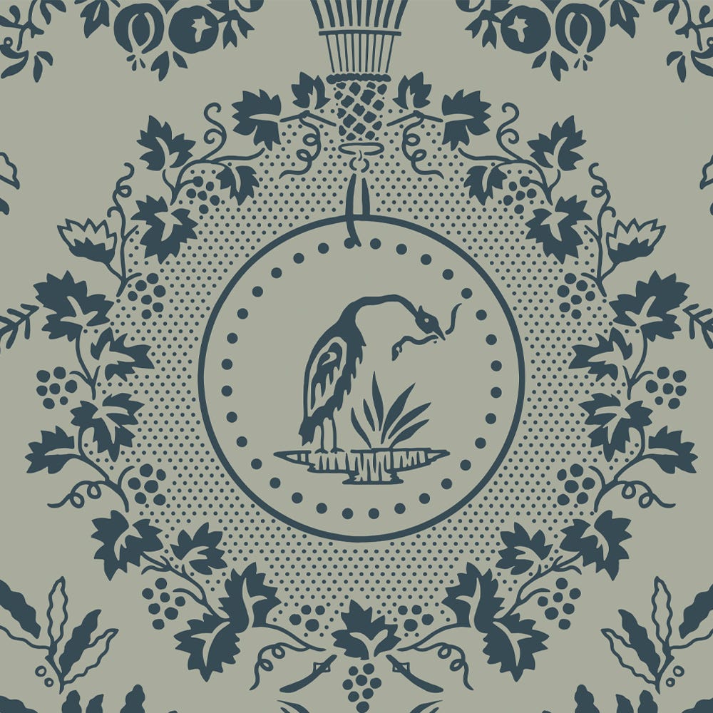 Farrow and Ball's Purnon Wallpaper