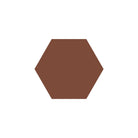 Equilateral Hexagon Tile in Red