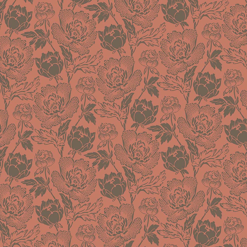 Farrow and Ball's Peony Wallpaper