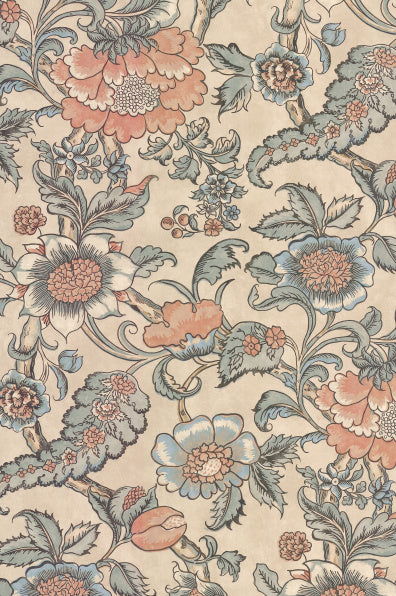 Little Greene's Sackville Street Wallpaper in Source