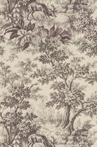Little Greene's Stag Toile Wallpaper in Chocolat