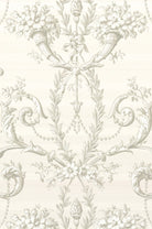 Little Greene's Versailles Wallpaper in Argent
