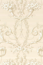 Little Greene's Versailles Wallpaper in Dark Pearl