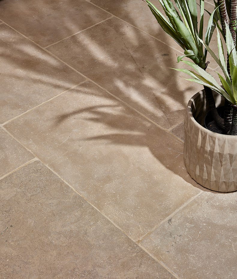 Ca'Pietra's Rohan Limestone Tumbled Tiles